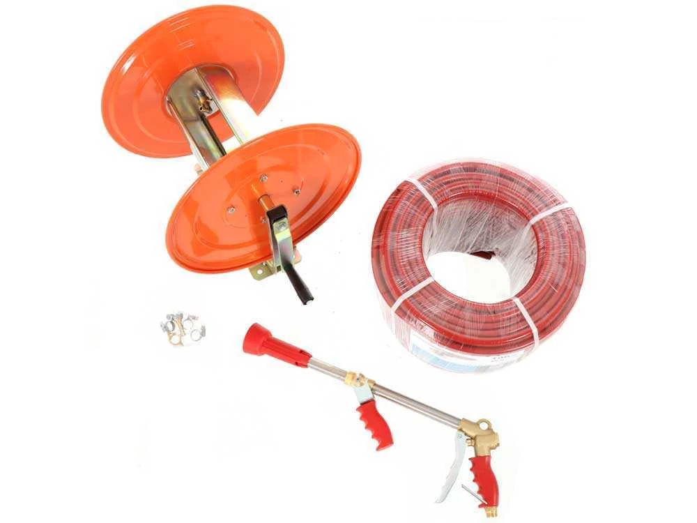 Avvolgitubo Irrorazione Zincato Tubo 100 Mt - 40 Bar Lancia Mitra Professional Altifusti 4 Avvolgitubo Irrorazione Zincato Tubo 100 Mt - 40 Bar Lancia Mitra Professional Altifusti - immagine 2