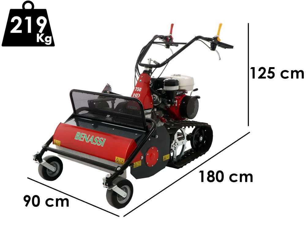 Benassi T750 SHD - Trinciaerba Professionale A Martelli Cingolato - Honda GX270 4 Benassi T750 SHD - Trinciaerba Professionale A Martelli Cingolato - Honda GX270 - immagine 2