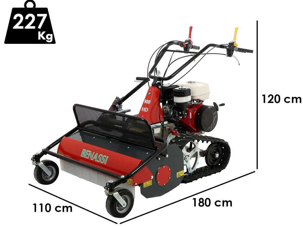Benassi T900HD - Trinciaerba Professionale A Martelli Cingolato - Honda GX390 4 Benassi T900HD - Trinciaerba Professionale A Martelli Cingolato - Honda GX390 - immagine 2