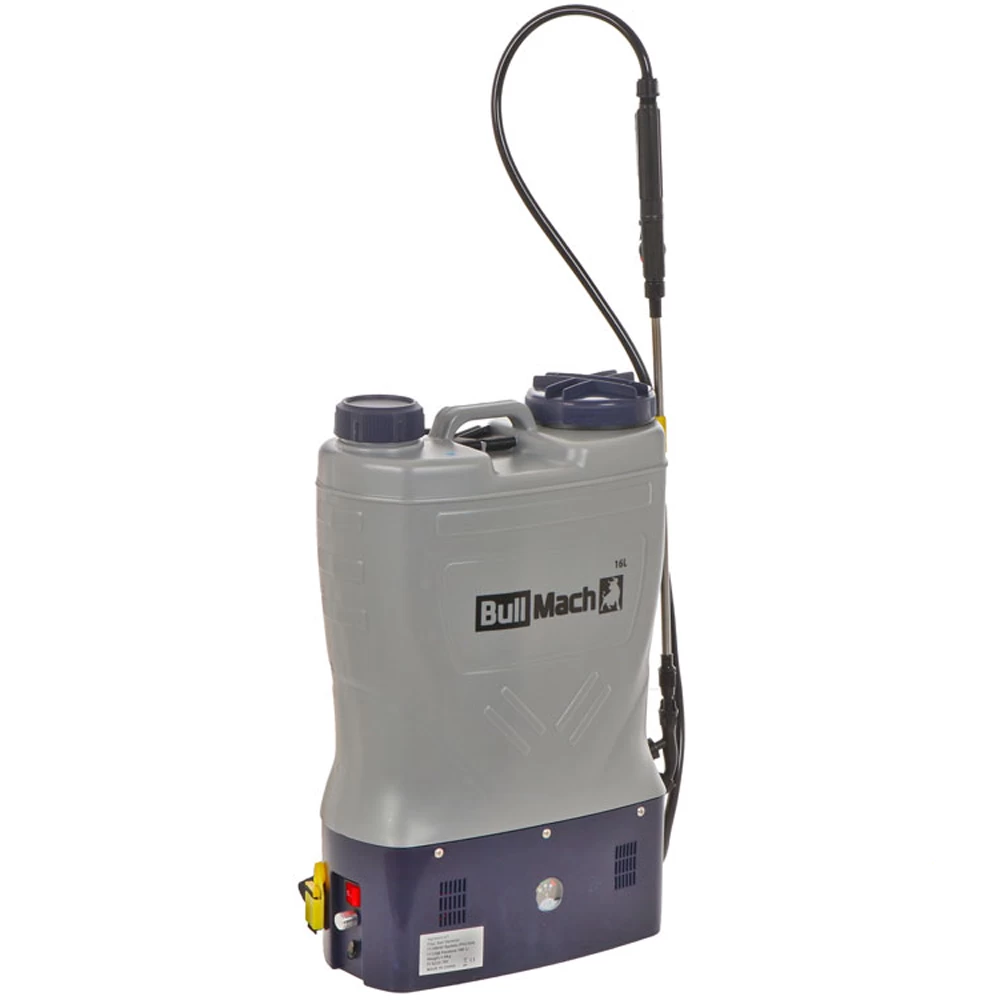 BullMach Pandora 16E LA - Pompa Irroratrice A Spalla Elettrica A Batteria - 12V 8Ah 3 BullMach Pandora 16E LA - Pompa Irroratrice A Spalla Elettrica A Batteria - 12V 8Ah