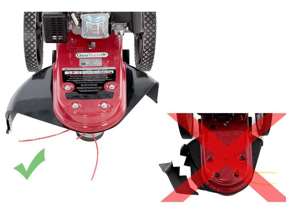 GeoTech DG 58 F - Decespugliatore A Ruote A Benzina 4 Tempi A Spinta 15 GeoTech DG 58 F - Decespugliatore A Ruote A Benzina 4 Tempi A Spinta - immagine 13
