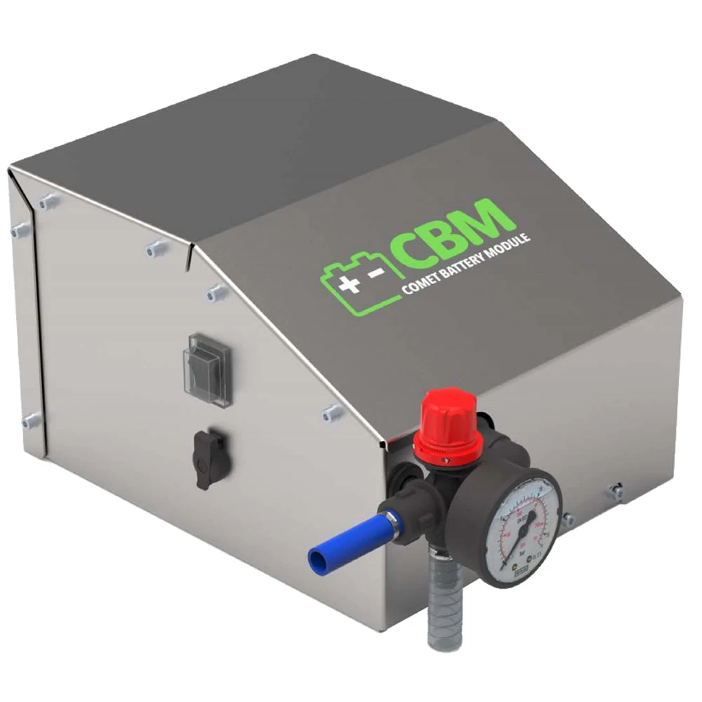 Modulo Pompa A Batteria Per Irrorazione Comet CBM 1500 HP - Batteria Da 12V E 35 Ah 3 Modulo Pompa A Batteria Per Irrorazione Comet CBM 1500 HP - Batteria Da 12V E 35 Ah