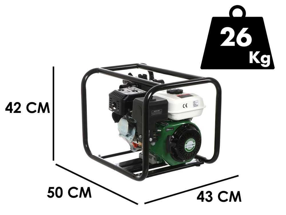 Motopompa A Scoppio Greenbay GB-HPWP 50 - Alta Prevalenza - Con Raccordi Da 50/40/40 Mm 5 Motopompa A Scoppio Greenbay GB-HPWP 50 - Alta Prevalenza - Con Raccordi Da 50/40/40 Mm - immagine 3