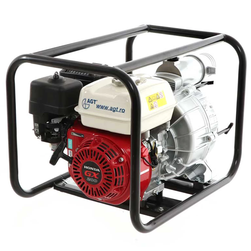 Motopompa A Scoppio Per Acque Sporche AGT 3" GX200 - Raccordi Da 80 Mm 3 Motopompa A Scoppio Per Acque Sporche AGT 3" GX200 - Raccordi Da 80 Mm