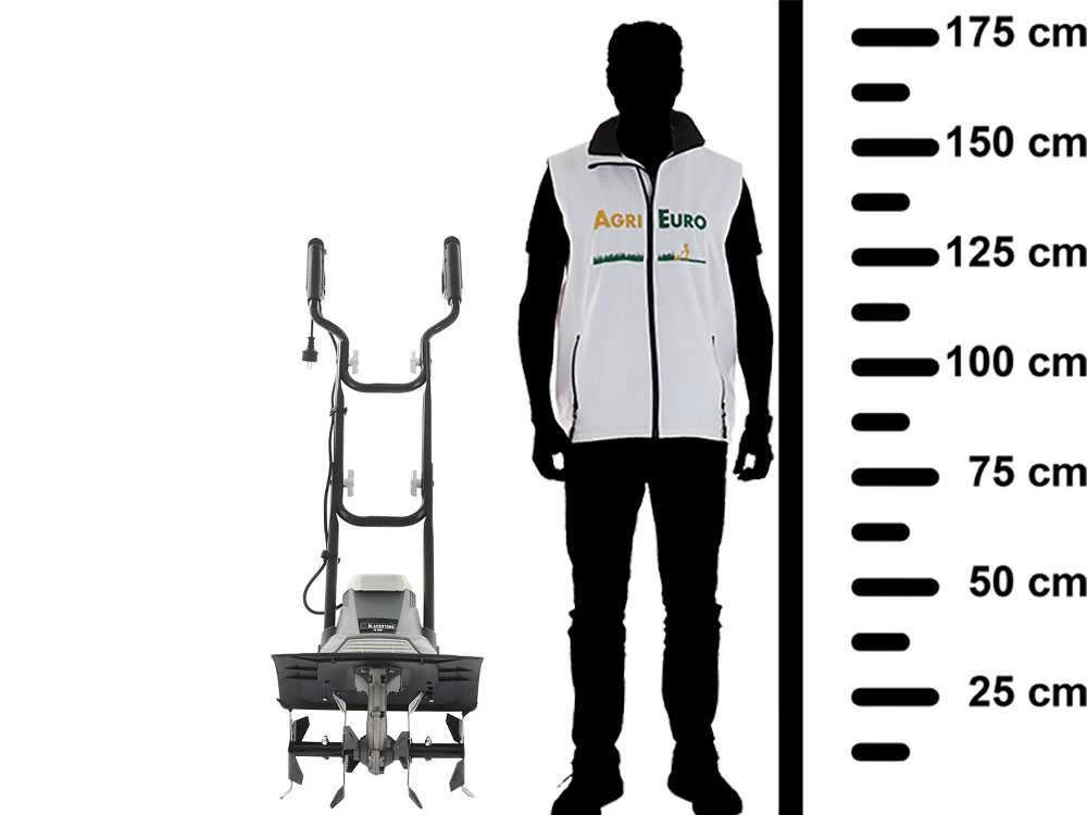 Motozappa Con Motore Elettrico BlackStone TE-360 - Motore 1050 W - 4 File Di Zappe 5 Motozappa Con Motore Elettrico BlackStone TE-360 - Motore 1050 W - 4 File Di Zappe - immagine 3