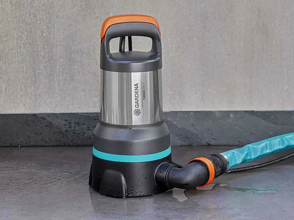 Pompa Gardena Acquasensor 19500 2 In 1 Per Acqua Sporca E Pulita - In Acciaio INOX 7 Pompa Gardena Acquasensor 19500 2 In 1 Per Acqua Sporca E Pulita - In Acciaio INOX - immagine 5