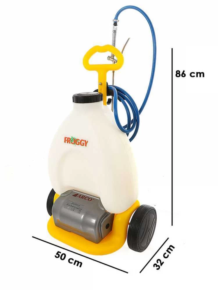 Pompa Irroratrice A Batteria A Trolley ARCO Froggy Eco 12 Volt - Serbatoio Da 20 Lt 4 Pompa Irroratrice A Batteria A Trolley ARCO Froggy Eco 12 Volt - Serbatoio Da 20 Lt - immagine 2