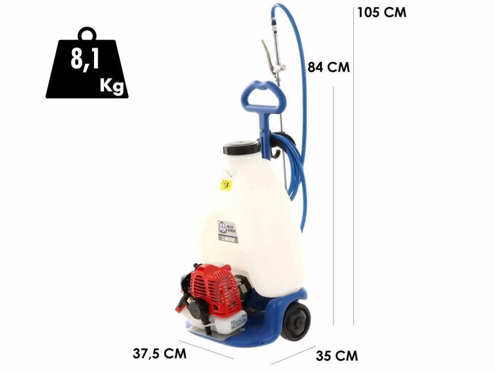 Pompa Irroratrice A Scoppio A Trolley Annovi Reverberi Blue Spray 3 Motor 5 Pompa Irroratrice A Scoppio A Trolley Annovi Reverberi Blue Spray 3 Motor - immagine 3