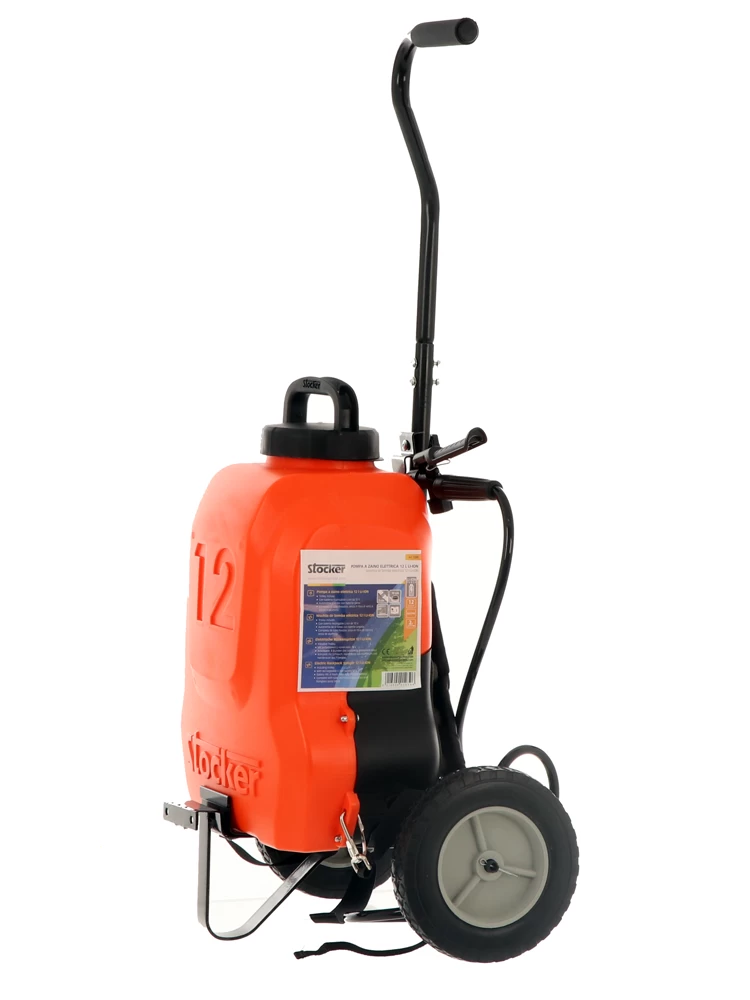 Pompa Irroratrice Elettrica A Batteria Al Litio Stocker Spalleggiata/trolley Con Serbatoio 12L 11 Pompa Irroratrice Elettrica A Batteria Al Litio Stocker Spalleggiata/trolley Con Serbatoio 12L - immagine 9