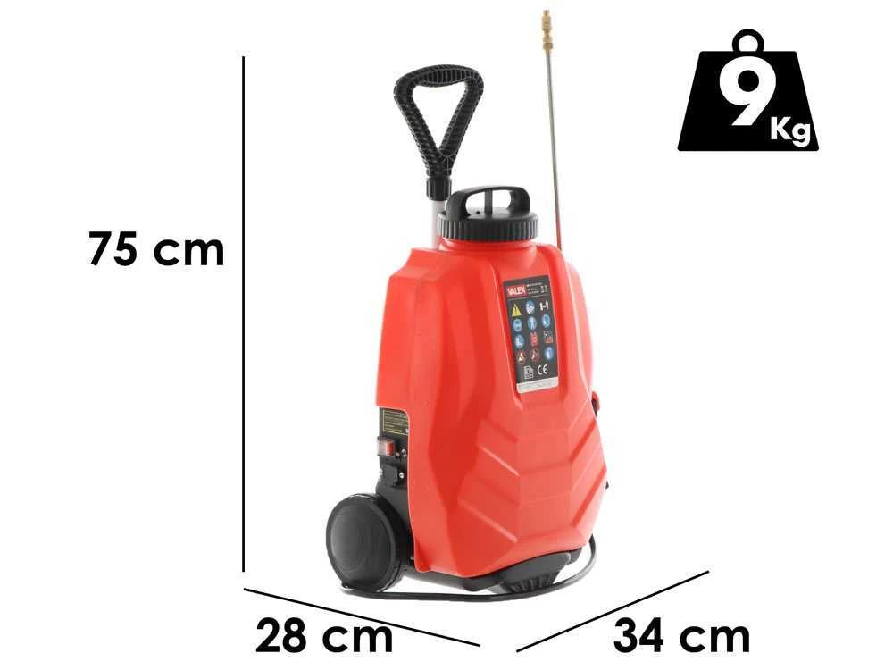 Pompa Irroratrice Elettrica A Batteria Valex 10Ah Spalleggiata/trolley Con Serbatoio 16L 5 Pompa Irroratrice Elettrica A Batteria Valex 10Ah Spalleggiata/trolley Con Serbatoio 16L - immagine 3
