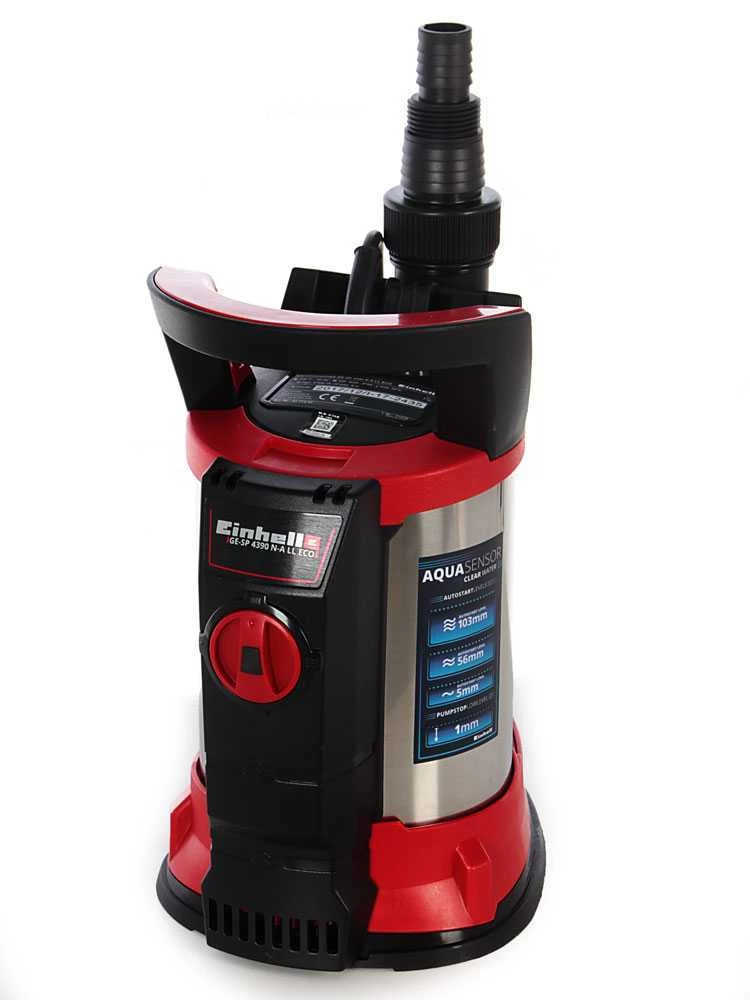 Pompa Sommersa Elettrica Per Acque Chiare Einhell GE-SP 4390 N A-LL ECO - Con Aquasensor 6 Pompa Sommersa Elettrica Per Acque Chiare Einhell GE-SP 4390 N A-LL ECO - Con Aquasensor - immagine 4