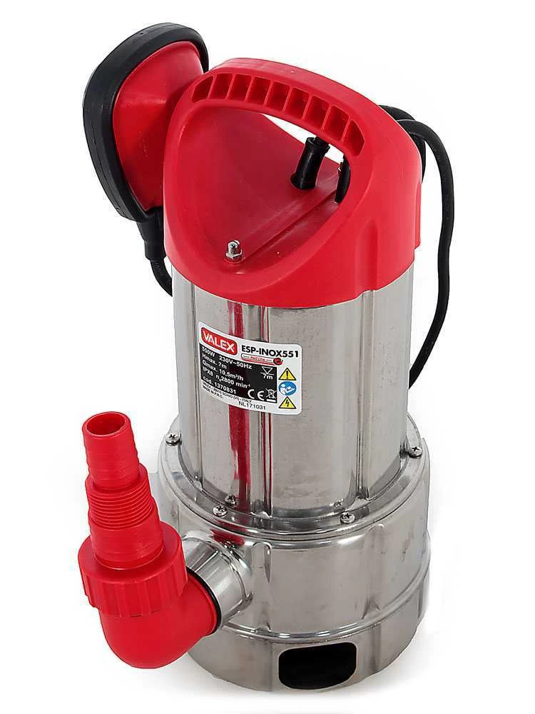 Pompa Sommersa Elettrica Per Acque Sporche Valex ESP-INOX551 - Elettropompa Da 550 W 12 Pompa Sommersa Elettrica Per Acque Sporche Valex ESP-INOX551 - Elettropompa Da 550 W - immagine 10