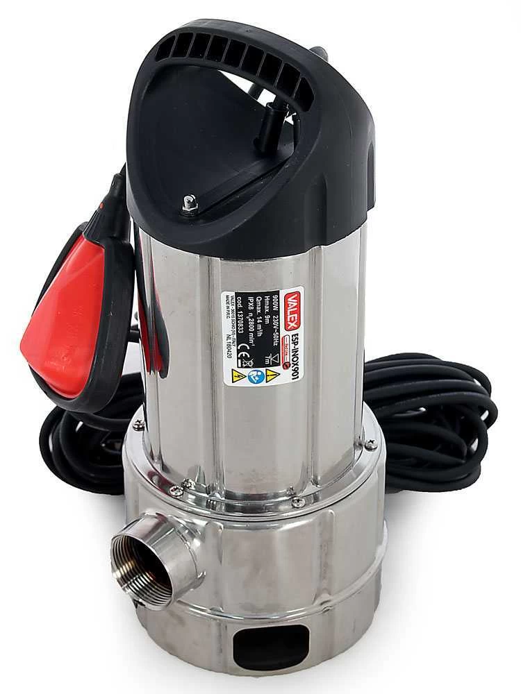 Pompa Sommersa Elettrica Per Acque Sporche Valex ESP-INOX901 - Elettropompa Da 900 W 4 Pompa Sommersa Elettrica Per Acque Sporche Valex ESP-INOX901 - Elettropompa Da 900 W - immagine 2