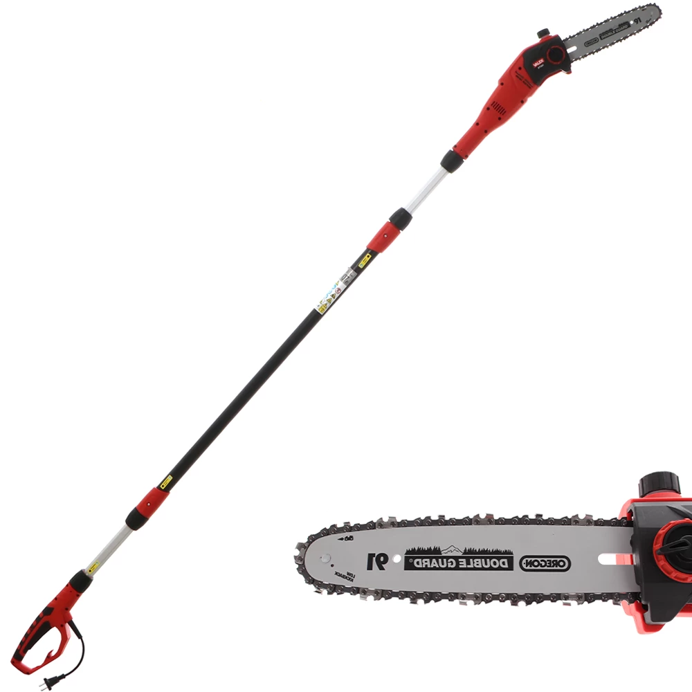 Potatore Elettrico 750W Valex ET301 Con Asta Telescopica Da 200 A 281 Cm 3 Potatore Elettrico 750W Valex ET301 Con Asta Telescopica Da 200 A 281 Cm