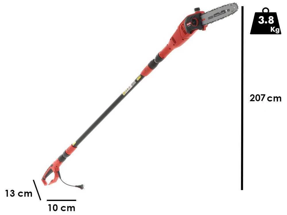 Potatore Elettrico 750W Valex ET301 Con Asta Telescopica Da 200 A 281 Cm 5 Potatore Elettrico 750W Valex ET301 Con Asta Telescopica Da 200 A 281 Cm - immagine 3