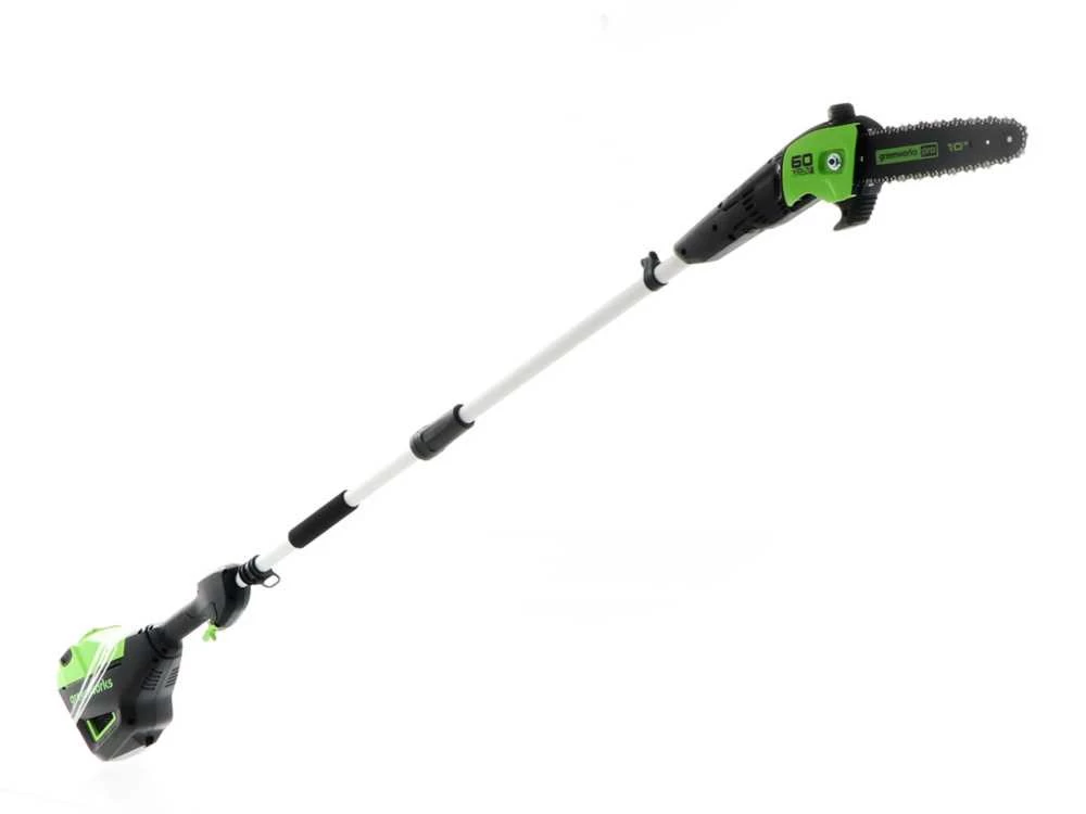 Potatore Su Asta Di Prolunga A Batteria Greenworks GD60PS25 60V - SENZA BATTERIE E CARICABATTERIE 14 Potatore Su Asta Di Prolunga A Batteria Greenworks GD60PS25 60V - SENZA BATTERIE E CARICABATTERIE - immagine 12