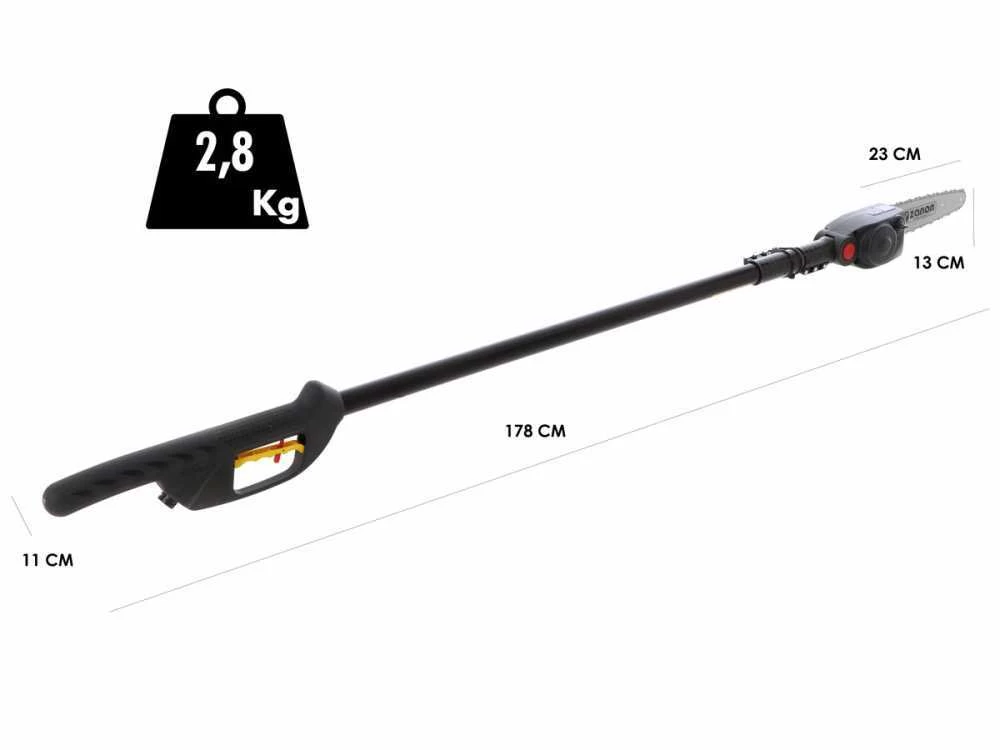 Potatore Su Asta Telescopica AL 200 Zanon Rino - SENZA BATTERIA 4 Potatore Su Asta Telescopica AL 200 Zanon Rino - SENZA BATTERIA - immagine 2