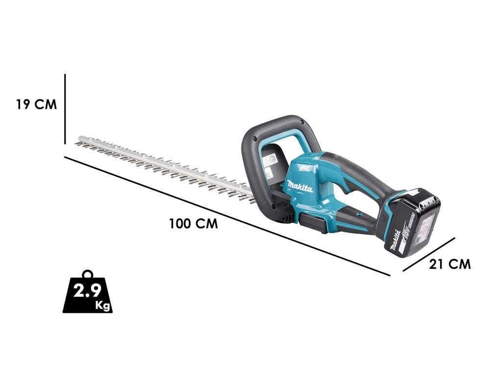 Tagliasiepi 18v MAKITA DUH606RF - Lama Da 60 Cm - Batteria E Caricabatterie Inclusi - immagine 3