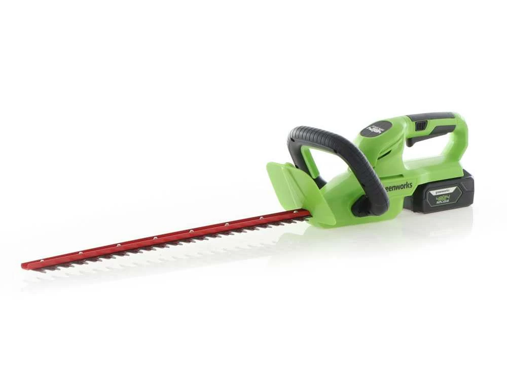 Tagliasiepi A Batteria Greenworks G24HT56 24V - Lama Da 56 Cm - Batteria 4Ah 24V - immagine 4
