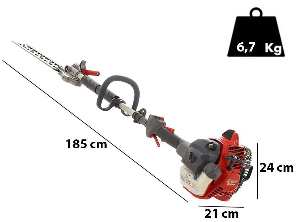 Tagliasiepi Su Asta Di Prolunga A Scoppio Efco DS 2410 H - Lama Da 50 Cm - Potenza 1,2 HP 4 Tagliasiepi Su Asta Di Prolunga A Scoppio Efco DS 2410 H - Lama Da 50 Cm - Potenza 1,2 HP - immagine 2