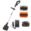Worx WG441E - Pulitore Per Esterni A Batteria - Batteria Da 20V - 4Ah - 2 Spazzole Incluse -Garden Sconto worx wg441e pulitore per esterni a batteria batteria da 20v 4ah 2 spazzole incluse agrieuro 32793 1
